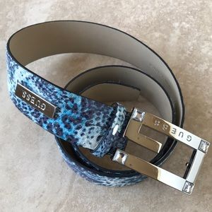 Guess genuine leather